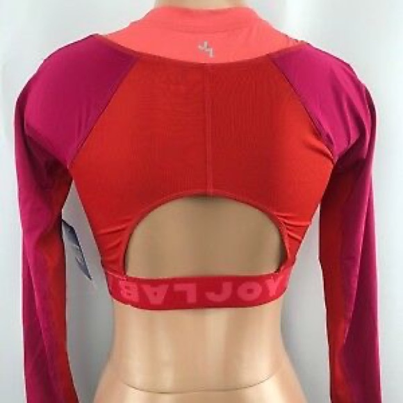 Joy Lab Long Sleeve Workout Top W Cutout Back XXL - Picture 1 of 5